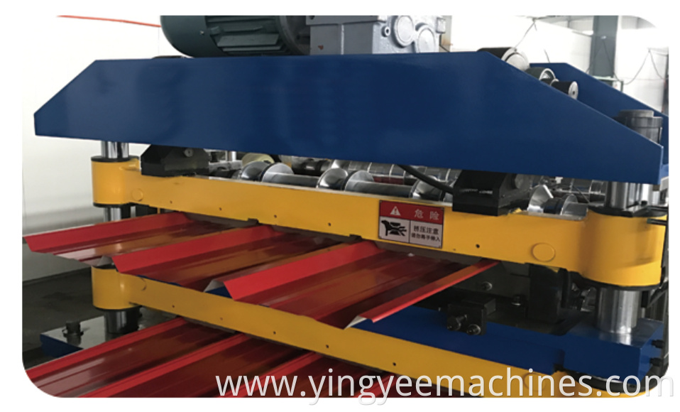 double layer galvanized roofing sheet roll forming machine/cold roll forming machine China manufacturer